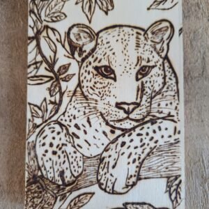 Léopard sur sa branche